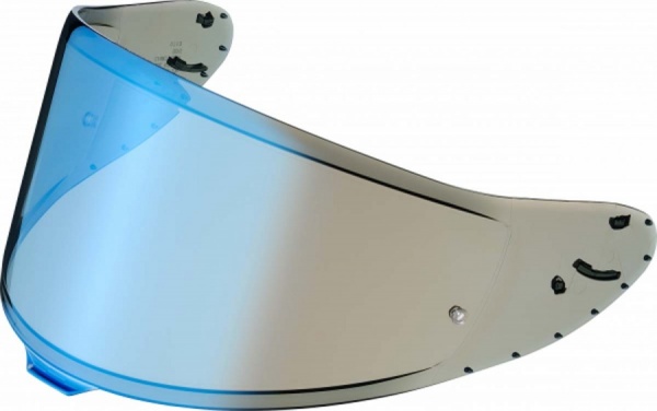 Shoei Visor CWR F2PN Spectra Blue [NOT LEGAL FOR ROAD USE]